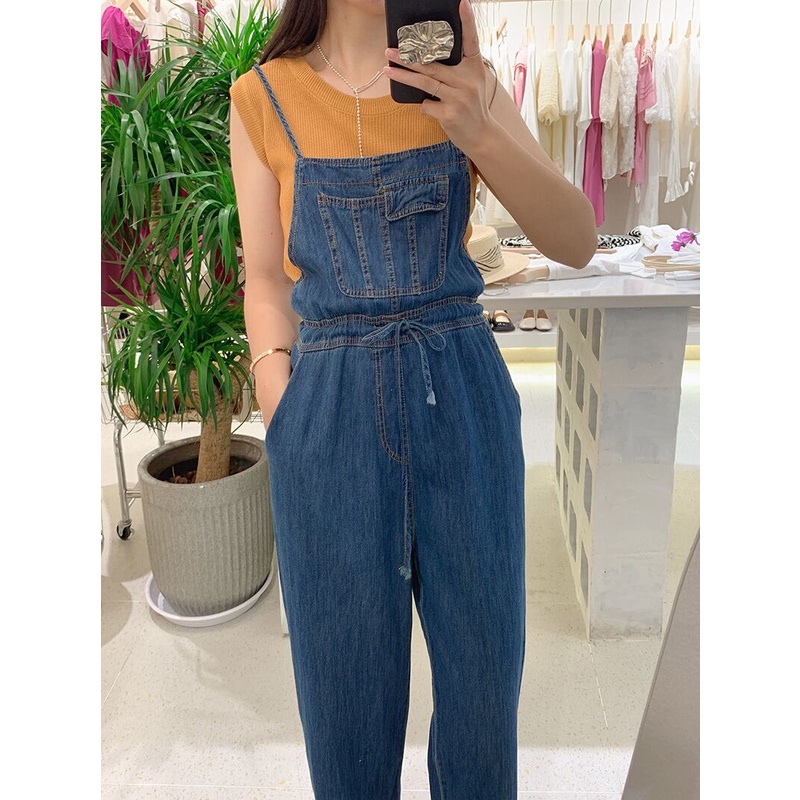 Áo sát nách XIAOZHAINV dệt kim vải lụa lạnh cổ tròn phong cách Hàn Quốc retro 4 màu lựa chọn dễ thương cho nữ