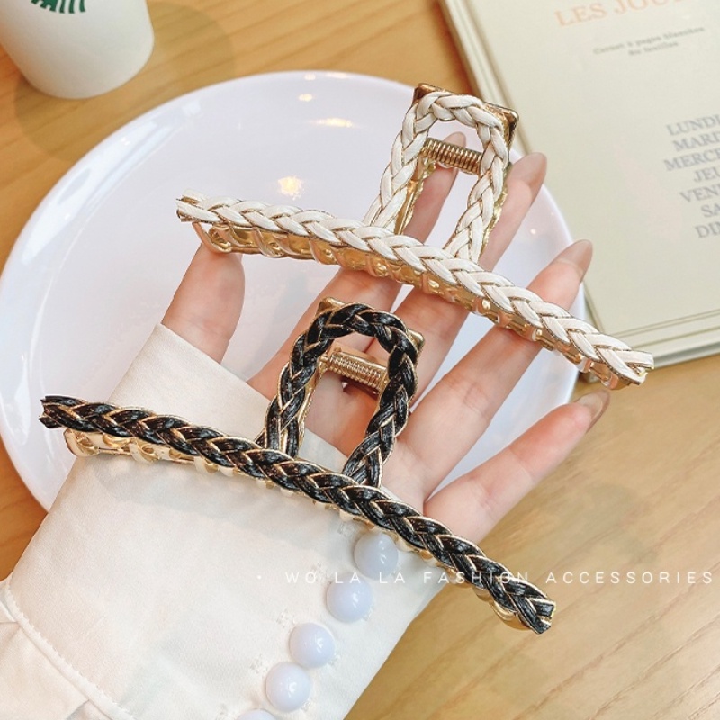 Kẹp TóC HìNh Chú Cua ĐíNh NgọC Trai Giả ThờI Trang Cho Nữ