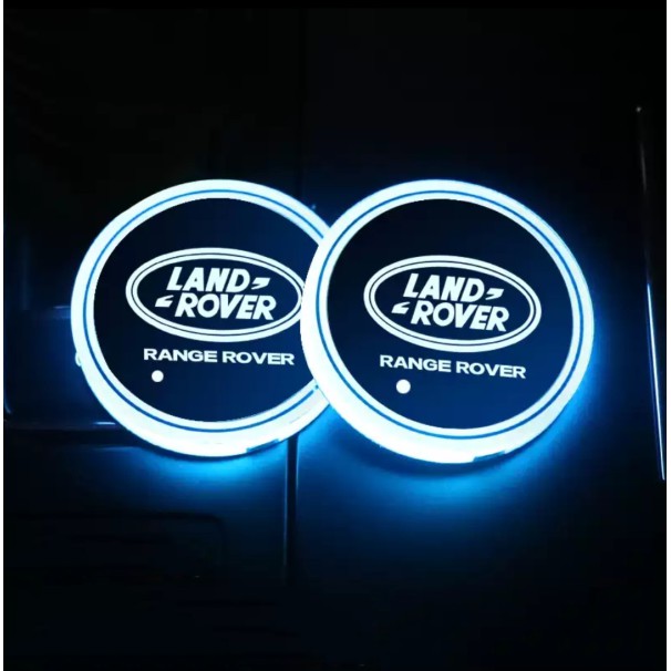 LAND ROVER Bộ 2 Đèn Led 68mm 7 Màu Gắn Cổng Sạc Usb