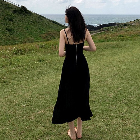 Đầm Maxi Hai Dây Dáng Rộng Xinh Xắn Dành Cho Nữ | BigBuy360 - bigbuy360.vn