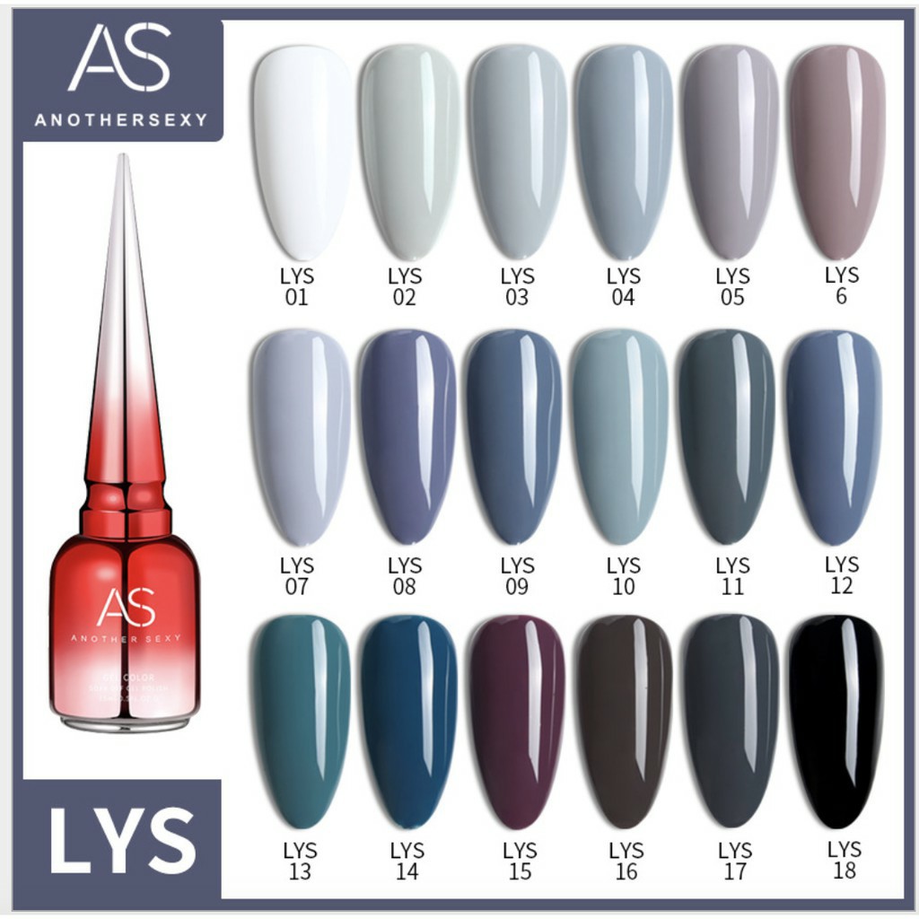 Sơn Gel As mã LYS | Chai đỏ 15ML