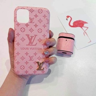 [Siêu rẻ] Ốp lưng da LV hồng cho iPhone