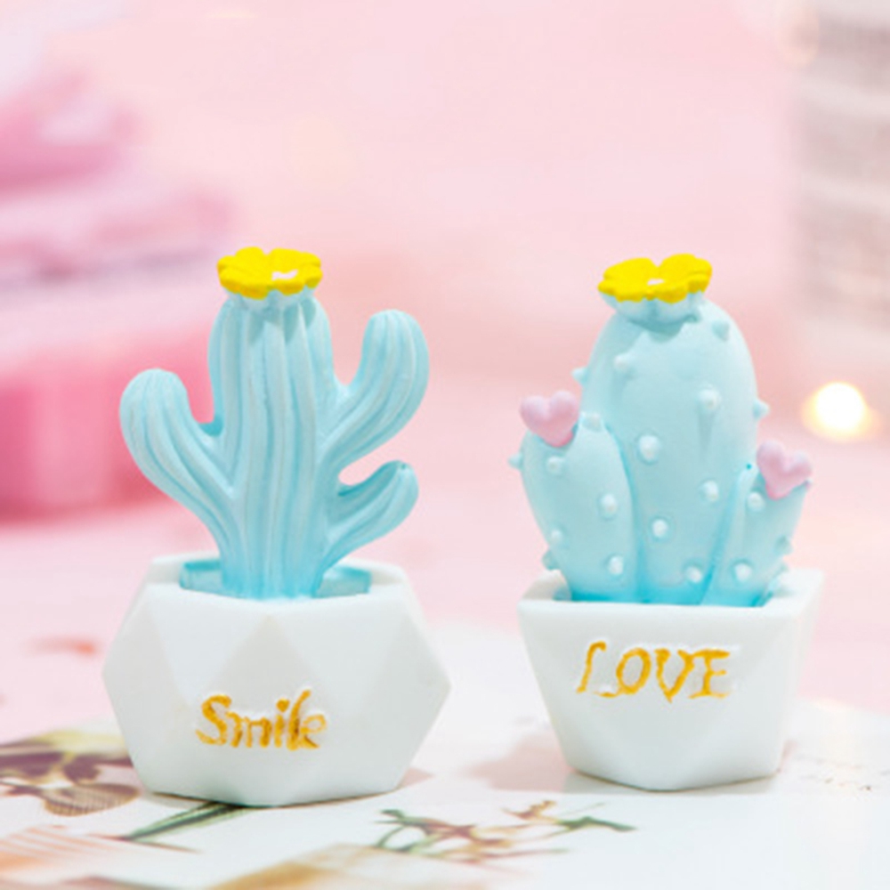 EPOCH Set 1 / 5 Mô Hình Cây Xương Rồng Mini Dễ Thương Trang Trí Sân Vườn