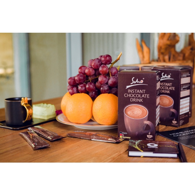Bột Pha Cacao Hòa Tan Uống Liền SCHO SCHOKOCROWN Hàng Đức Thơm Ngon Dinh Dưỡng (Hàng Nguyên Chất Cao Cấp)