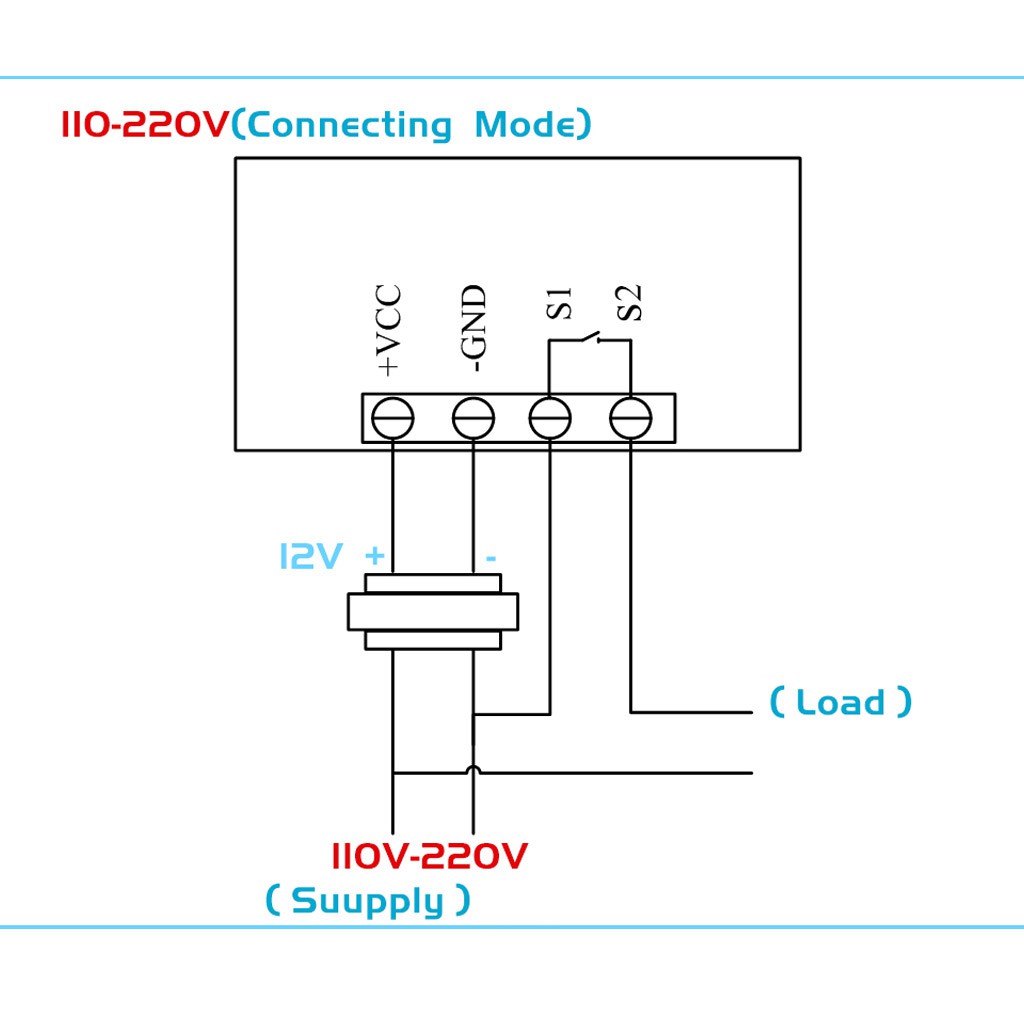 Bộ điều khiển nhiệt độ có cảm biến W3230 DC 12V 20A 50-120 ° C thông minh kèm hướng dẫn