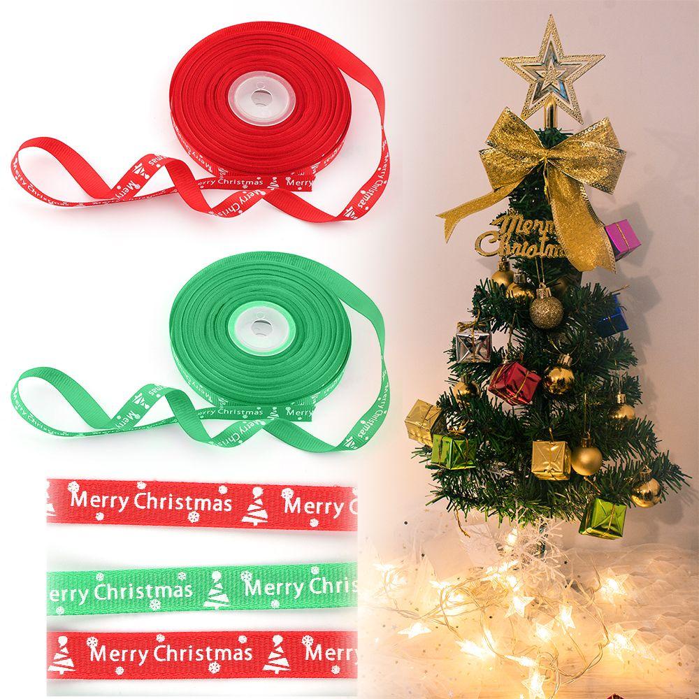 WTTLE Cuộn Dây Ruy Băng 25 Yards Trang Trí Giáng Sinh