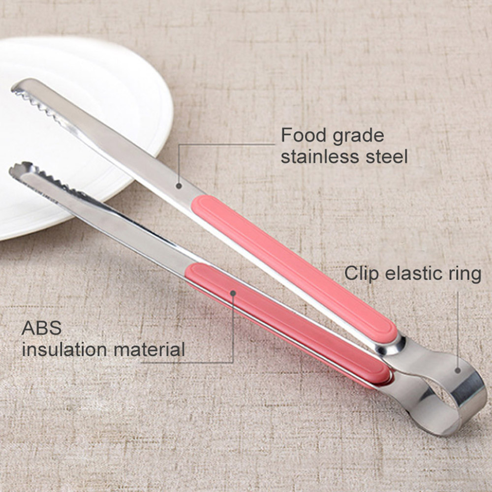 Daphne Kẹp Gắp Thức Ăn Bằng Thép Không Gỉ Với Tay Cầm ABS Tiện Dụng Cho Nhà Bếp