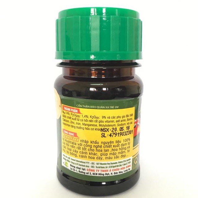 Cặp đôi phân đạm cá Powerfeed và Tảo biển Seasol 100ml nhập khẩu từ Úc tốt cho mọi giai đoạn của cây trồng