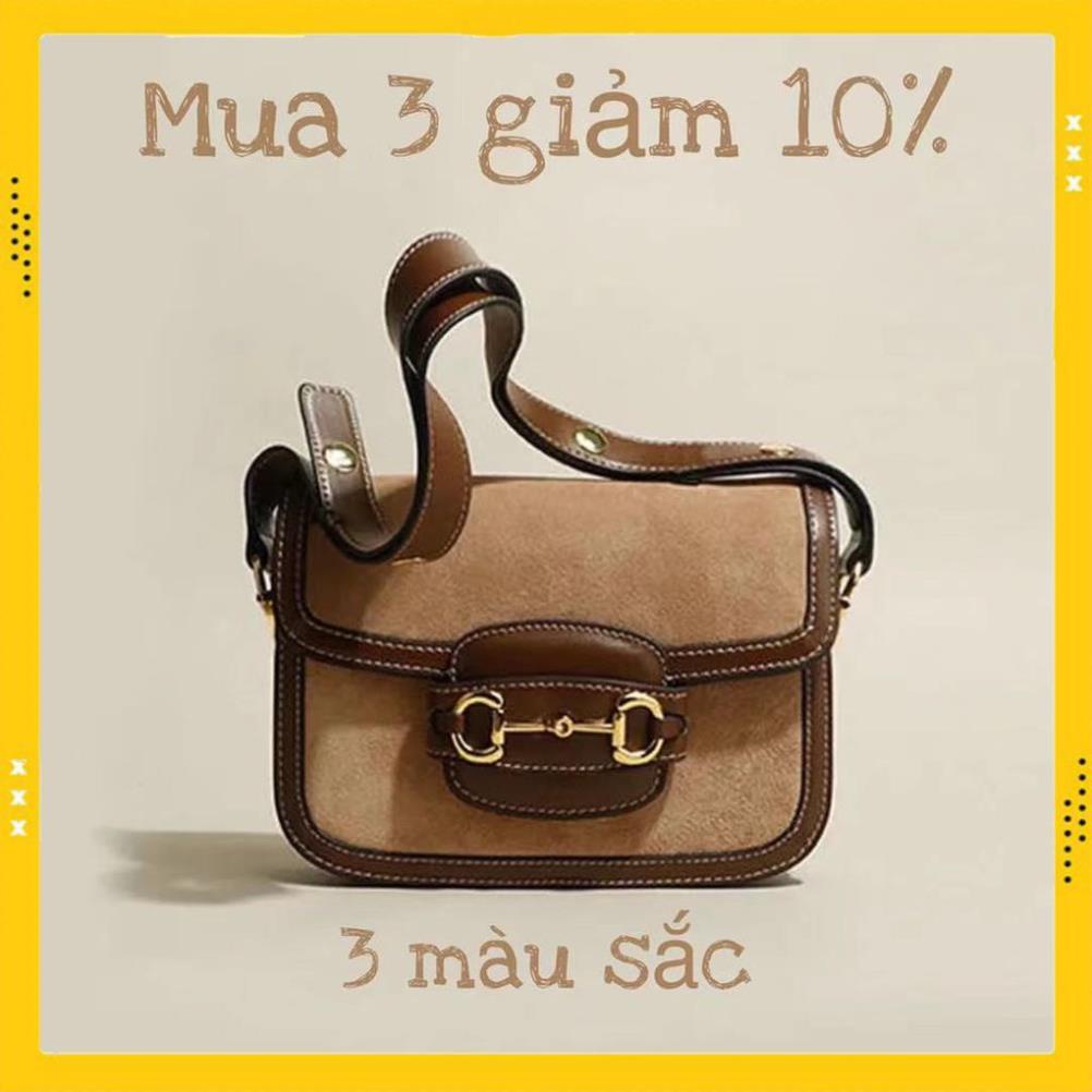 ✨Mua 3 giảm 10% ✨Túi Xách Đeo Chéo Thời Trang Xinh Xắn Phong Cách Pháp Cổ Điển Hình Vuông Cho Nữ