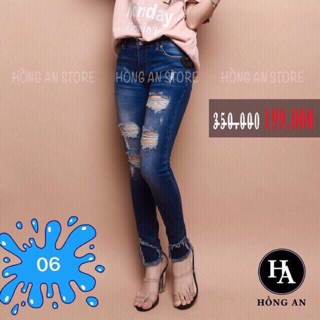Quần jean nữ rách thời trang tcs ms1001