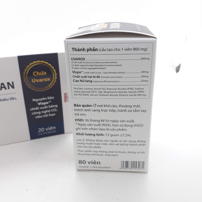 Vương Niệu Đan - Hỗ trợ giảm tình trạng tiểu đêm, tiểu nhiều lần, tiểu són, tiểu gấp, tiểu không tự chủ [Chính hãng]