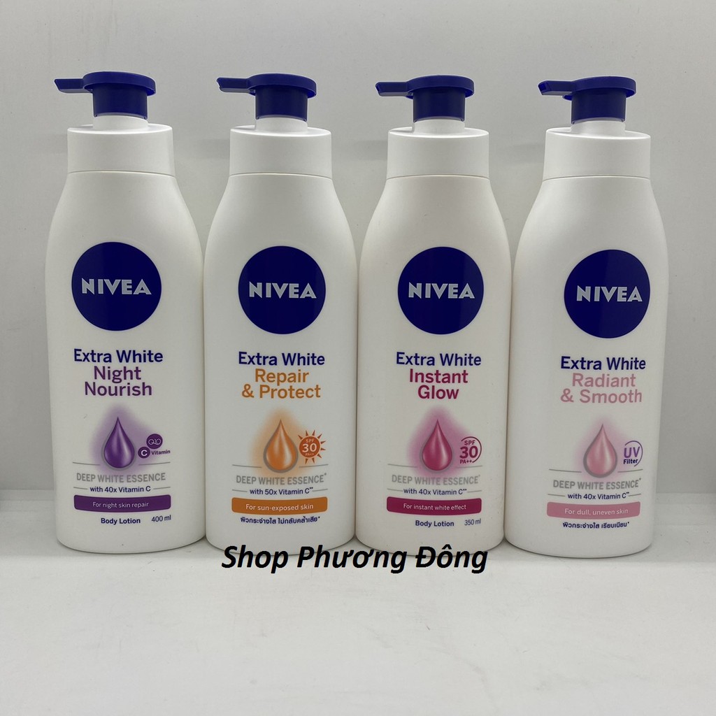 (Date mới) Sữa Dưỡng Thể Trắng Da Nivea 400ml