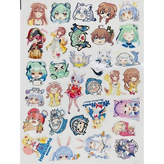 10-50 hình dán sticker Vtuber Hololive decal ( random hình )