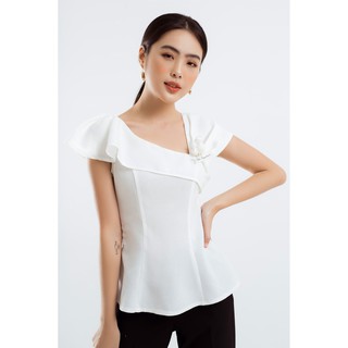 Áo lệch vai cách điệu edini - a1101