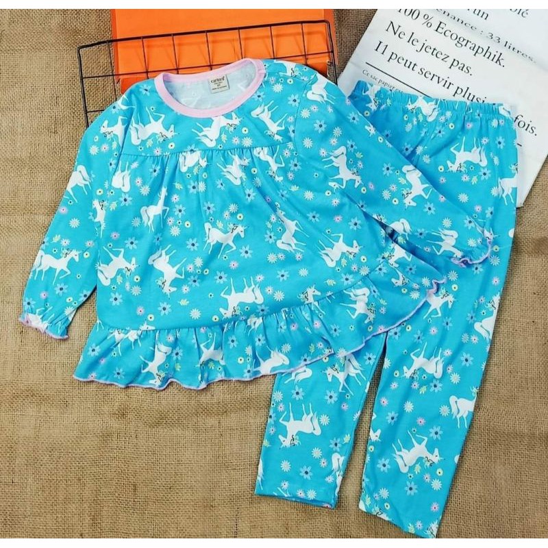 Bộ bé gái dài tay bánh bèo cotton bozip xuất dư Gymboree 1-7t dài tay