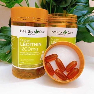 Viên uống mầm đậu nành healthy care super lecithin 1200mg