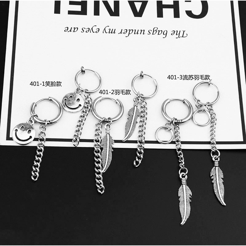 Khuyên tai  BTS TITAN không gỉ nhiều mẫu