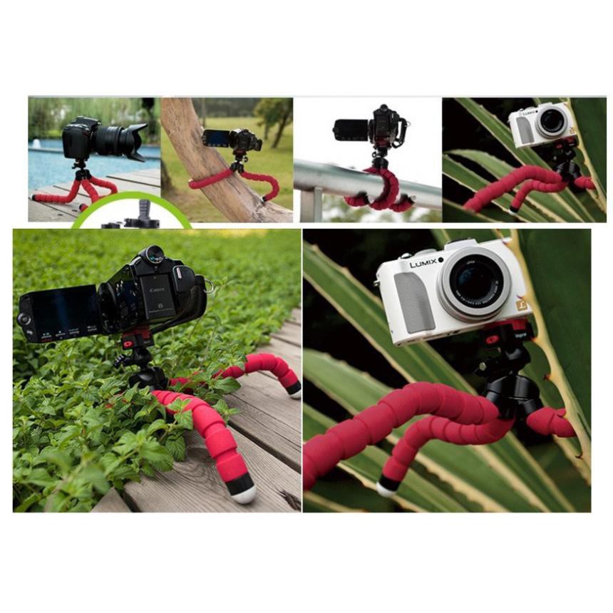 Giá Đỡ Tripod Điện Thoại Bạch Tuộc Đa năng siêu dẻo