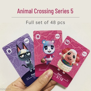 Bộ 5 thẻ bài trò chơi Animal Crossing Series 5 Amiibo