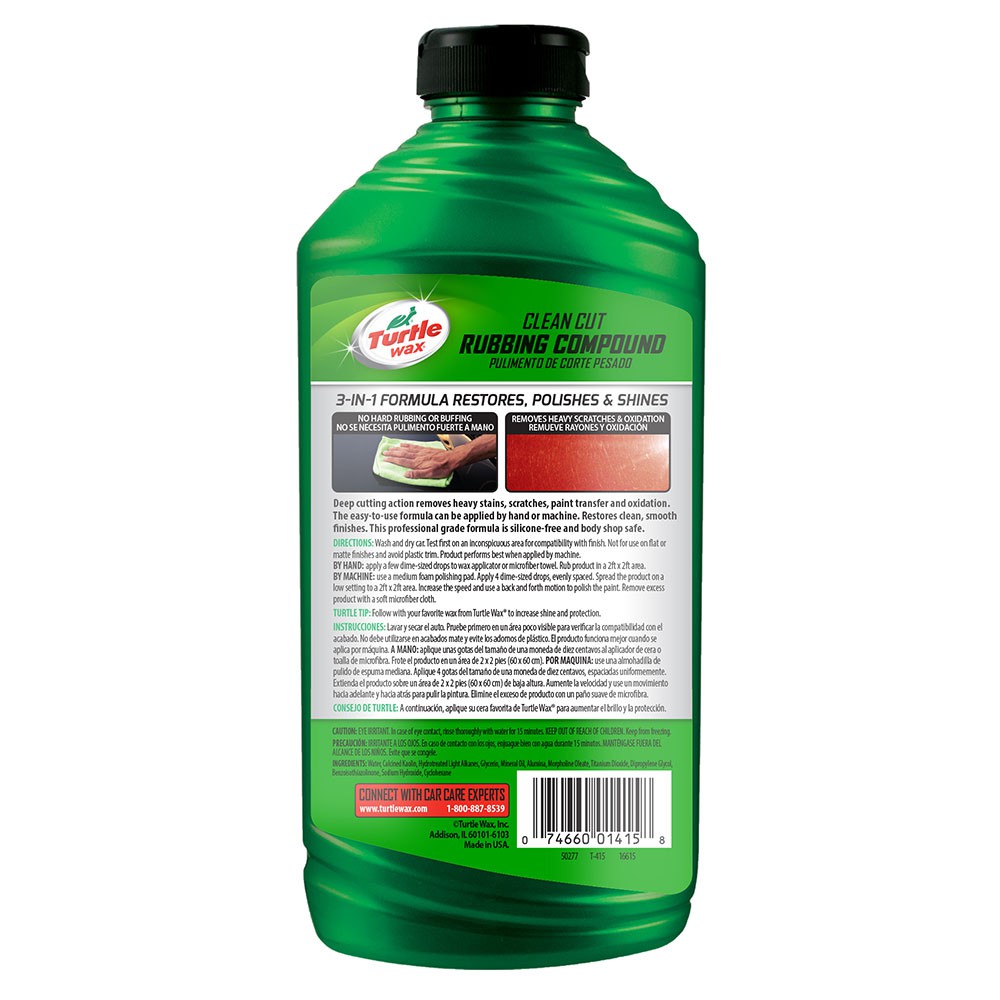 Đánh Bóng Xóa Xước Sơn Xe Turtle Wax Clean Cut 532ml