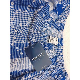 F21 AUTH ÁO CROP TOP TRỄ VAI