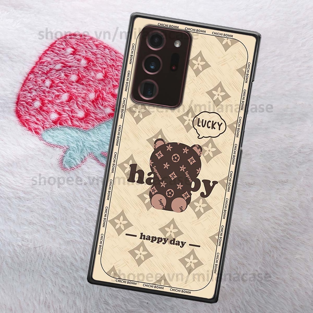 Ốp Samsung Note 20 Ultra gấu be@rBrick gấu Teddy Kaws siêu đẹp, phong cách, cá tính