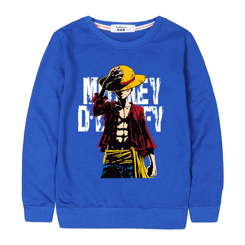 Áo Hoodie Cổ Tròn In Hình Nhân Vật luffy Trong One Piece Phong Cách Nhật Bản | BigBuy360 - bigbuy360.vn