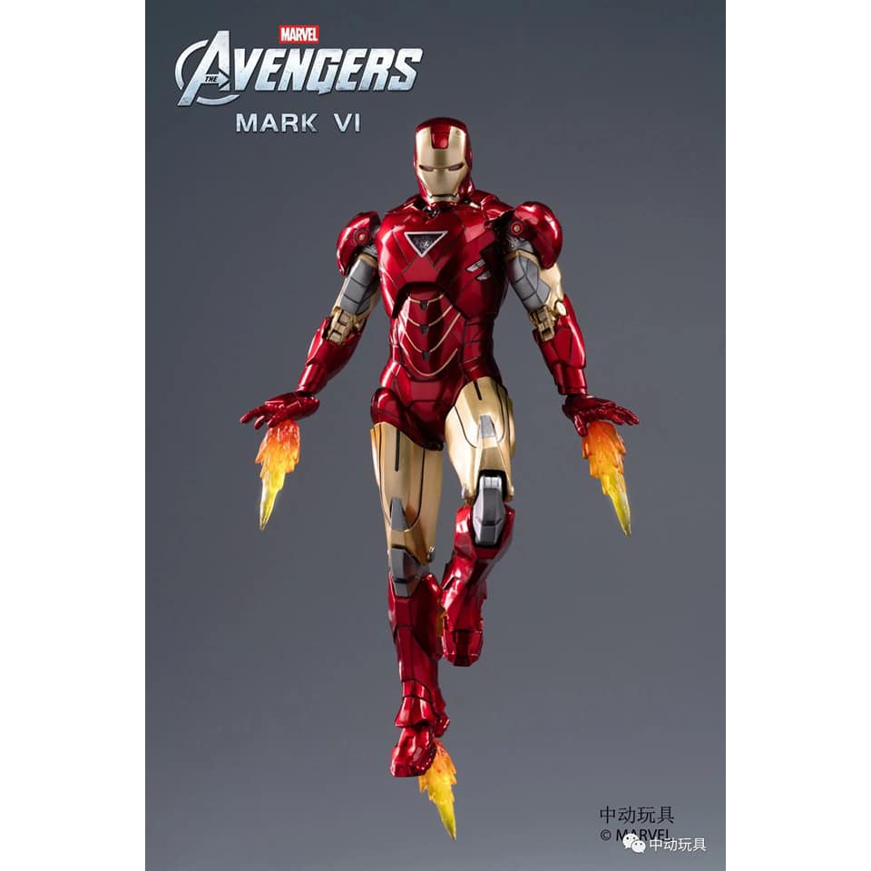 Mô Hình Người Sắt ZD Toys Iron Man Mark VI  Sacle 1:10