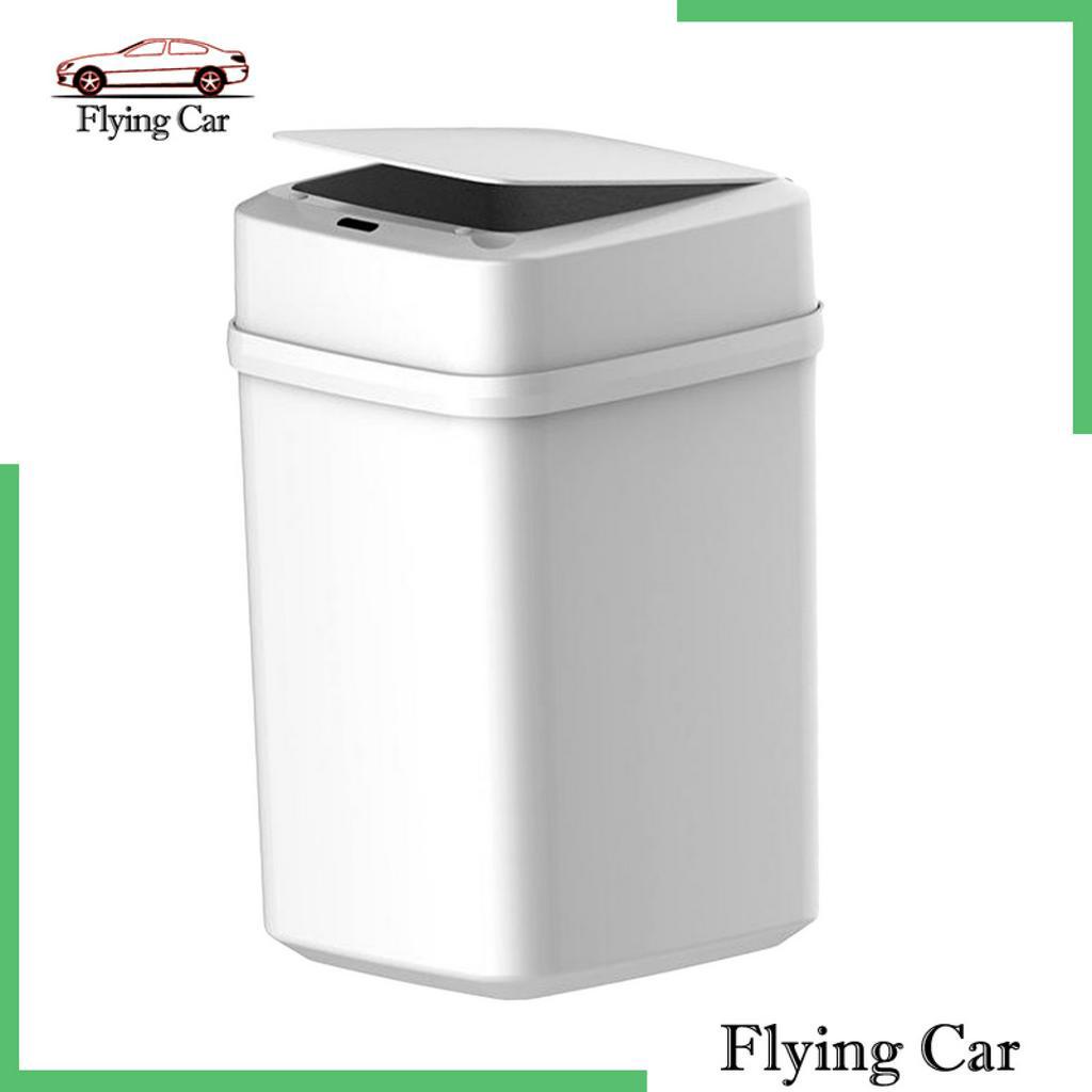 Thùng Rác Cảm Ứng Thông Minh Tự Động Màu Trắng Đen Lzdjfmy2