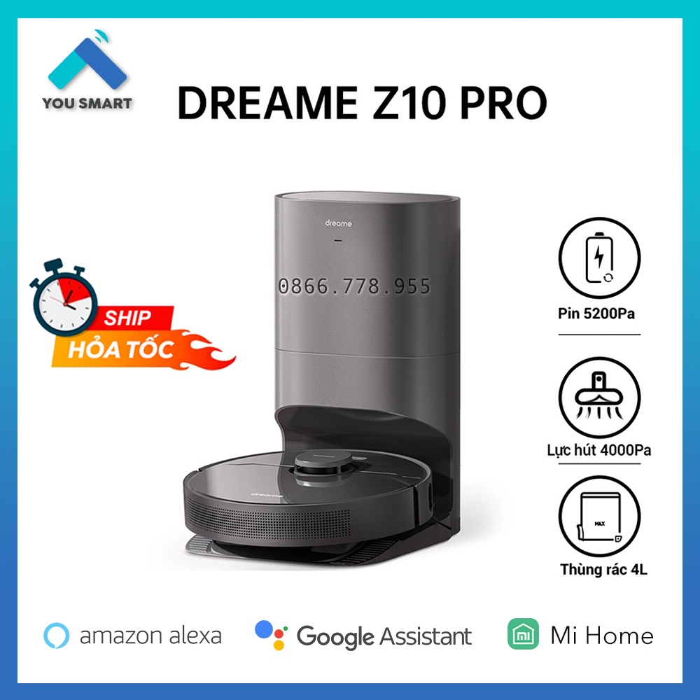 [Hỏa Tốc HN] Robot hút bụi Dreame Z10 Pro / Dreame L10 Pro Chính Hãng – Bản Quốc Tế