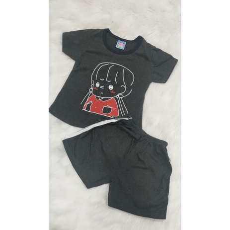 Bộ tay ngắn quần short thun cotton cho bé