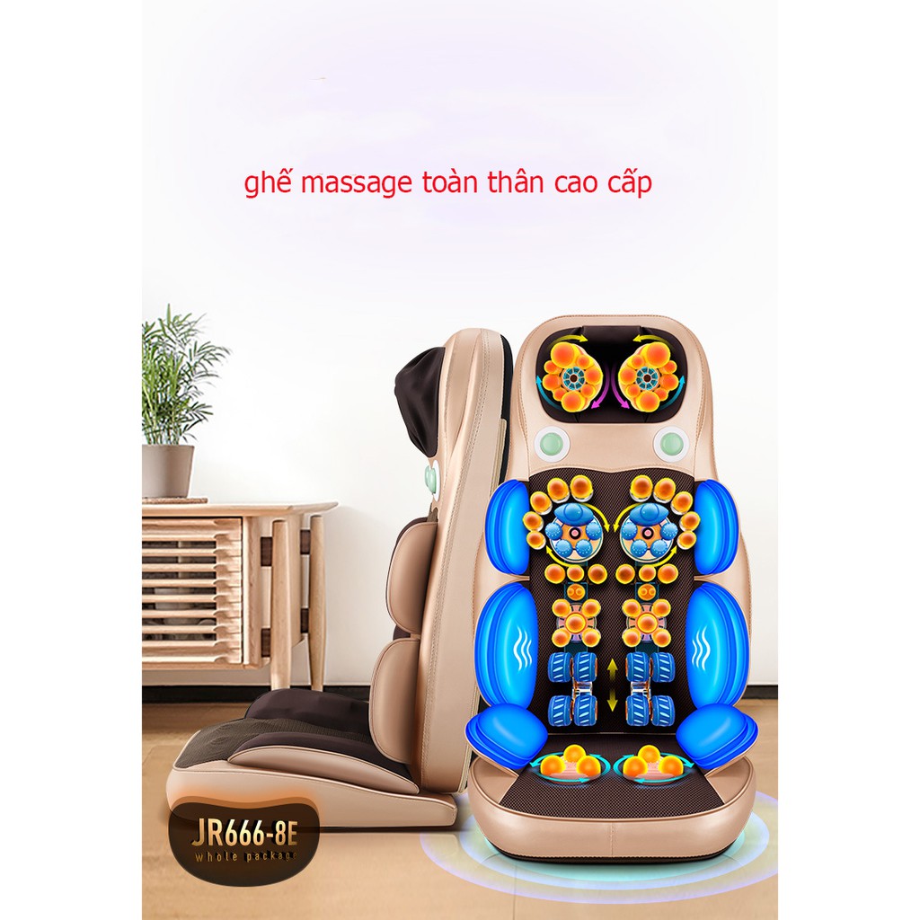 ghế Đệm massage toàn thân hồng ngoại - Đệm ghế massage toàn thân ( New 2019)