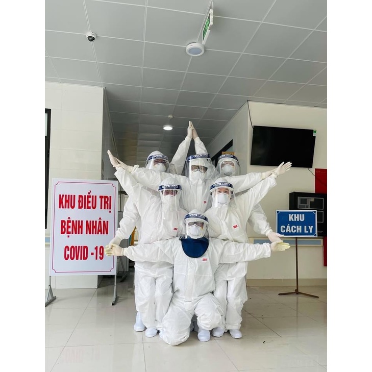 Bộ quần áo bảo hộ 3M 4510 cấp độ 4 chống hoá chất, chống bụi độc hại .Size M