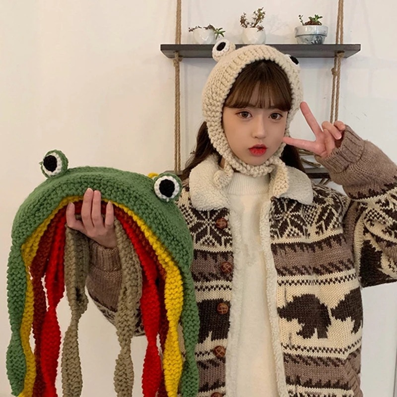 Nón Len Hình Ếch Con Xinh Xắn