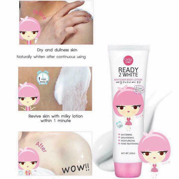 Sữa dưỡng thể trắng da Cathy Doll Ready 2 White Whitener Body Lotion