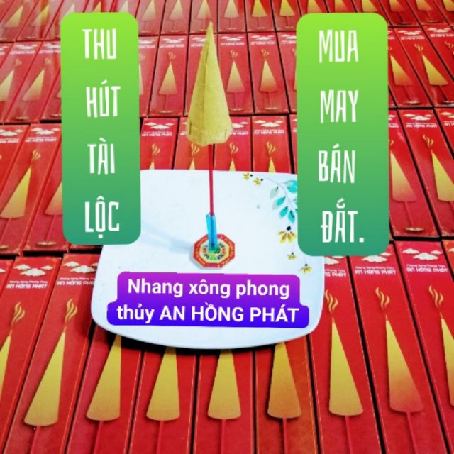 Combo 10 tặng 1 cây nhang xông phong thủy AN HỒNG PHÁT loại đặc biệt linh nghiệm