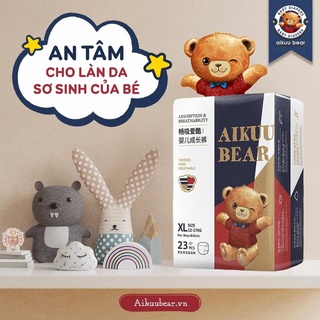 Bỉm/Tã Dán Aikuu Bear size S 56 miếng/ M 50 miếng