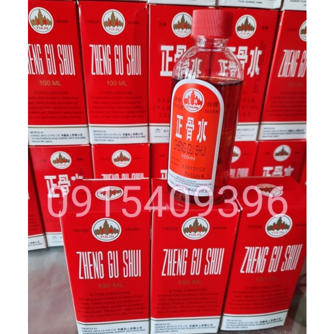 Dầu nóng xoa bóp YuLin Zheng Gu Shui 100ml Trung Quốc