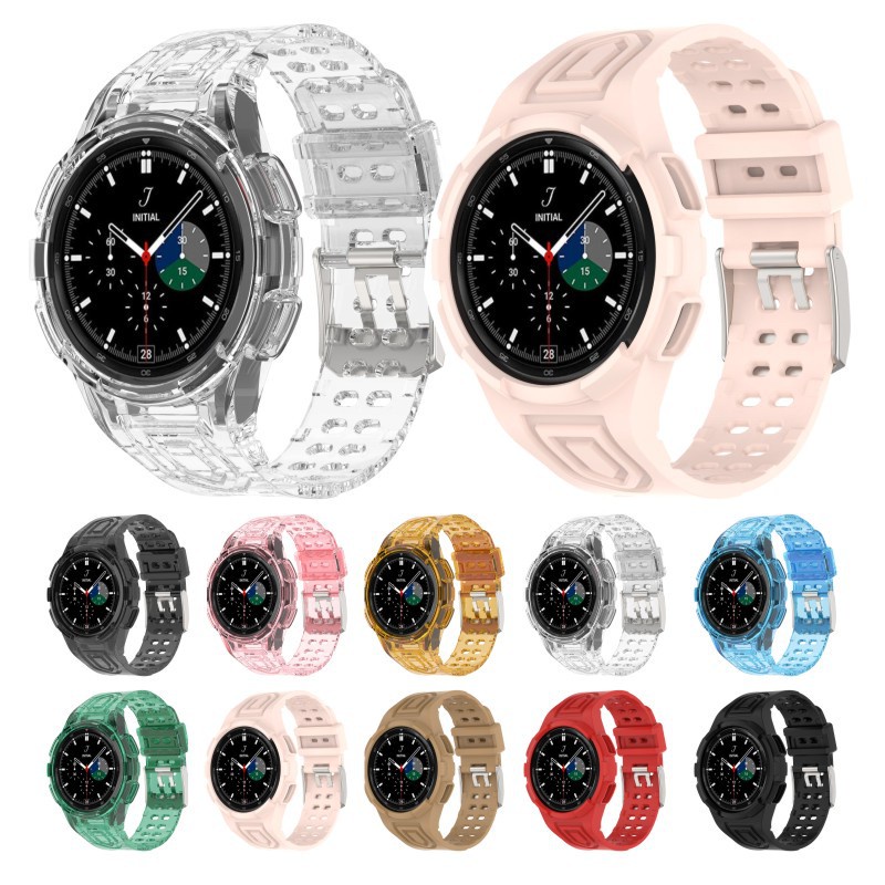 Phù Hợp Dây Đeo Trong Suốt 46mm Cho Đồng Hồ Thông Minh Samsung Galaxy Watch4 40mm 44mm /Classic