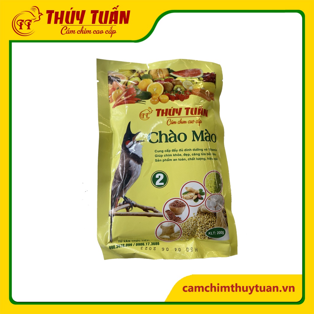 Cám chim chào mào Thúy Tuấn số 2 cao cấp 200gram - Cám chim Thúy Tuấn chính hãng