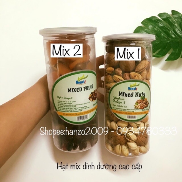 Hạt chà là-nho khô-mơ dẻo-việt quất