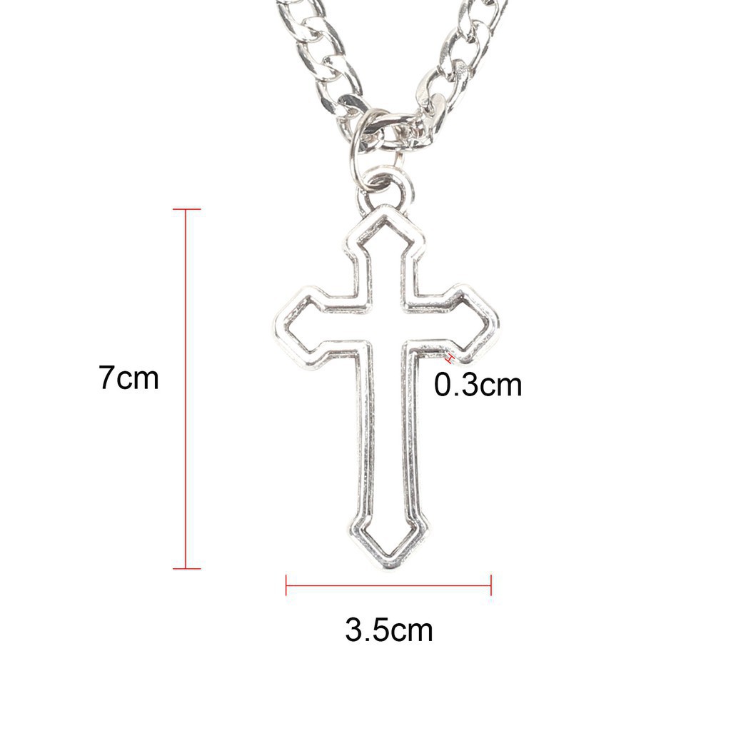 Dây chuyền mắt xích phối mặt khoét rỗng thời trang Hàn Quốc