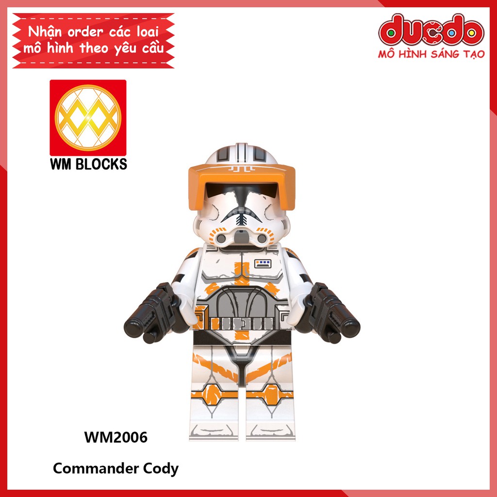 Minifigures các nhân vật trong Star Wars tuyệt đẹp - Đồ chơi Lắp ghép Xếp hình Mini Mô hình WM6095