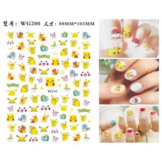 Sticker HOẠT HÌNH dán móng tay 3