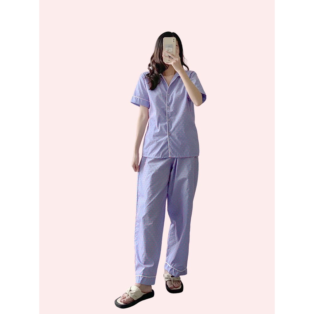 Bộ Đồ Ngủ Pijama Dài LEO's clothing DB11