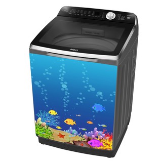 Decal trang trí máy giặt mẫu đàn cá