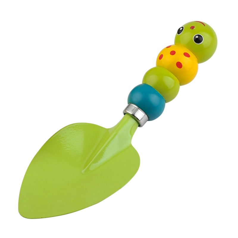 Set 3 Dụng Cụ Làm Vườn Bằng Kim Loại Với Tay Cầm Chắc Chắn An Toàn Cho Bé