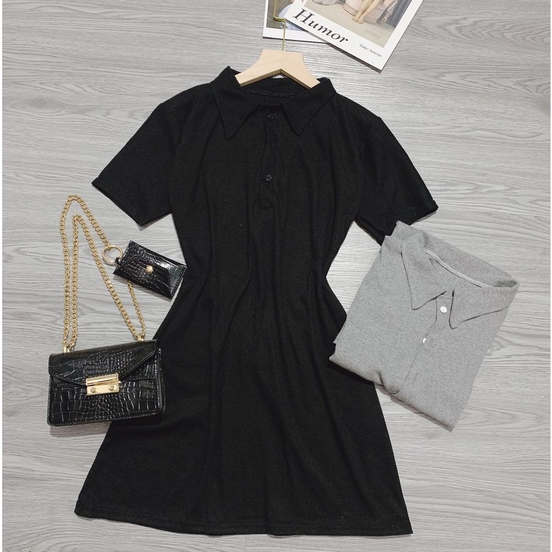 Váy thun tay lỡ,đầm dáng suông thun tay lỡ trẻ trung năng động. | BigBuy360 - bigbuy360.vn