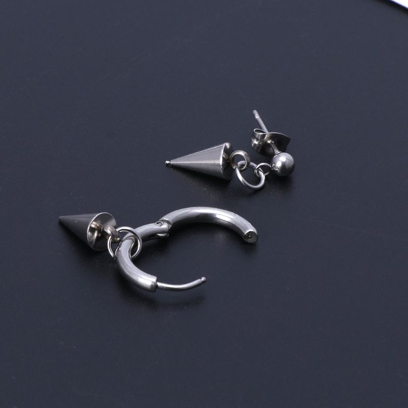 Khuyên tai kim loại phong cách Hàn Quốc cá tính dành cho cả nam và nữ