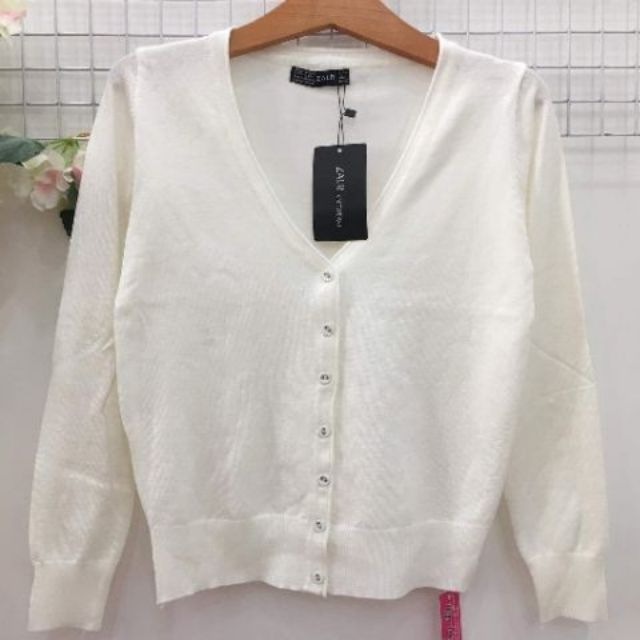 Áo khoác len nút bọc cổ tim 7 nút .